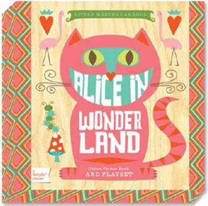 Cover art for BabyLit Alice in Wonderland Colors Primer Board Book and