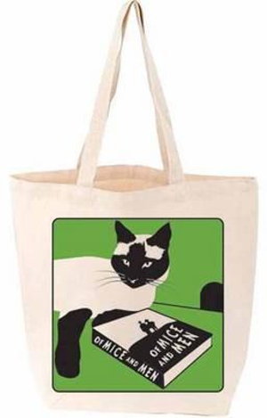 Cover art for Of Mice and Men Cat Tote