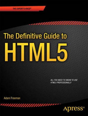 Cover art for Definitive Guide to HTML 5