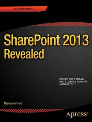 Cover art for SharePoint 2013 Revealed