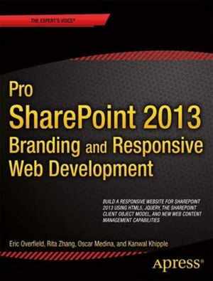 Cover art for Pro SharePoint 2013 Branding and Responsive Web Development
