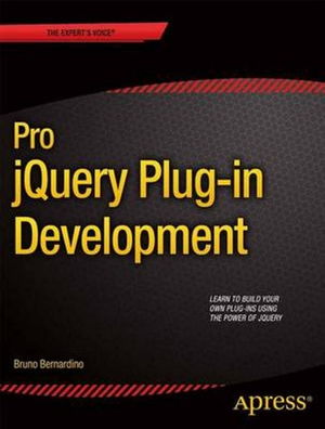 Cover art for Pro JQuery Plug-in Development