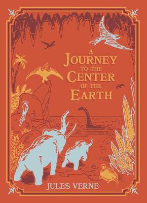 Cover art for A Journey to the Center of the Earth (Barnes & Noble Children's Leatherbound Classics)