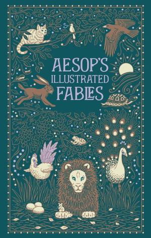 Cover art for Aesops Illustrated Fables Leather Bound