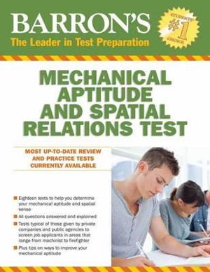 Cover art for Mechanical Aptitude and Spatial Relations Test