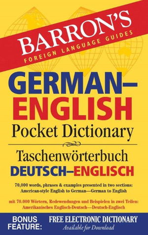 Cover art for Barron's German-English Pocket Dictionary