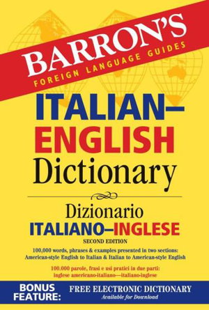 Cover art for Barron's Italian-English Dictionary