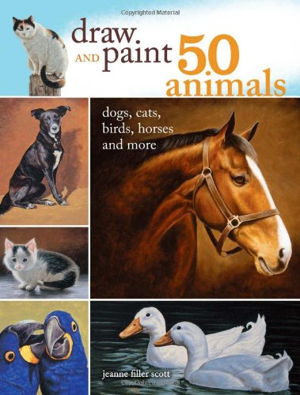 Cover art for Draw and Paint 50 Animals