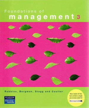 Cover art for Foundations of Management