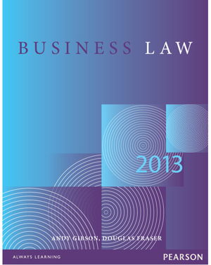 Cover art for Business Law 2013