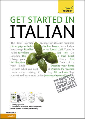 Cover art for Teach Yourself Get Started in Italian