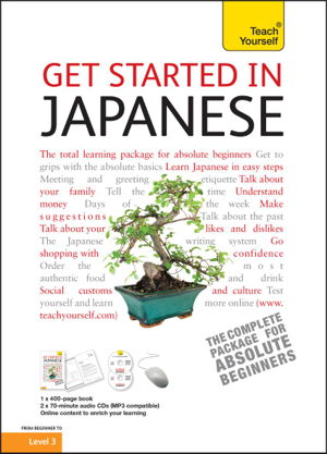 Cover art for Get Started in Japanese: Teach Yourself