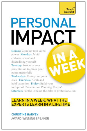 Cover art for Personal Impact at Work in a Week: Teach Yourself