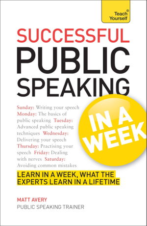 Cover art for Teach Yourself Successful Public Speaking in a Week