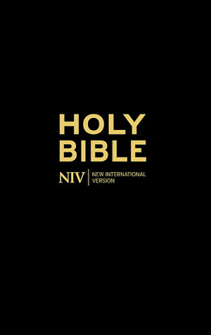Cover art for NIV Thinline Black Hardback Bible