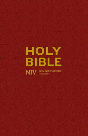 Cover art for NIV Popular Burgundy Hardback Bible