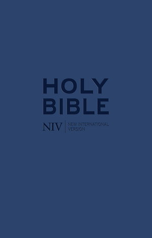 Cover art for NIV Tiny Navy Soft-tone Bible with Zip