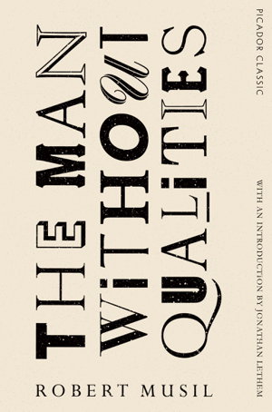 Cover art for The Man Without Qualities