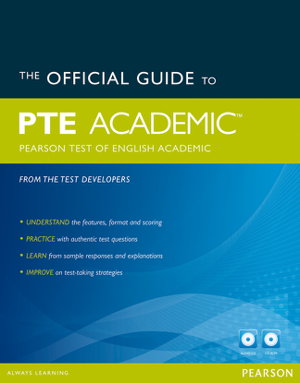 Cover art for PTE Official Guide to the Pearson Test of English PTE Academic Pack 2nd Edition