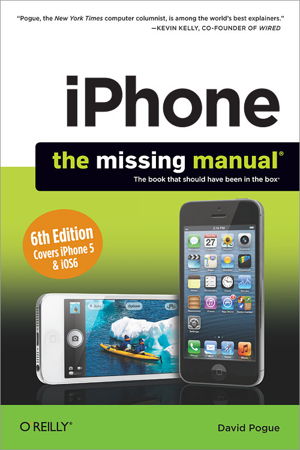 Cover art for iPhone Missing Manual 6th Edition