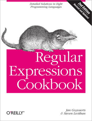 Cover art for Regular Expressions Cookbook