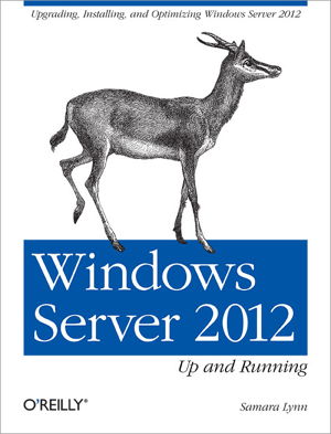 Cover art for Windows Server 2012: Up and Running