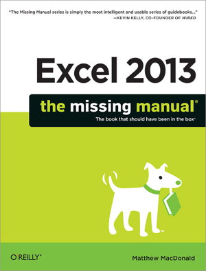 Cover art for Excel 2013 - The Missing Manual