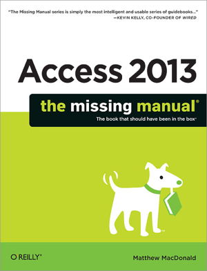 Cover art for Access 2013 The Missing Manual