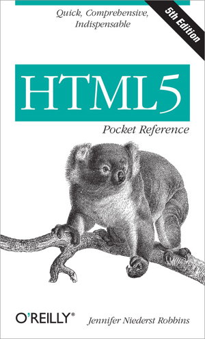 Cover art for HTML5 Pocket Reference