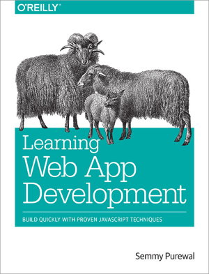 Cover art for Learning Web App Development