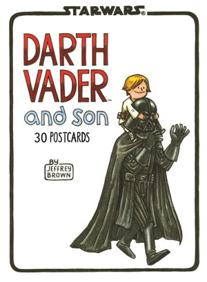 Cover art for Darth Vader and Son Postcard Book