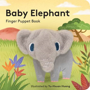 Cover art for Baby Elephant Finger Puppet Book