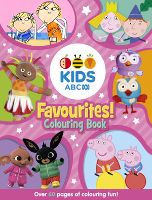 Cover art for ABC KIDS Favourites! Colouring Book Pink
