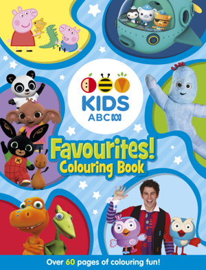 Cover art for ABC KIDS Favourites! Colouring Book Blue