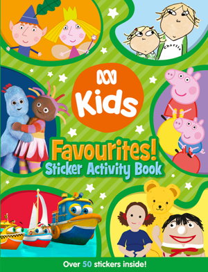 Cover art for ABC KIDS Favourites! Sticker Activity Book