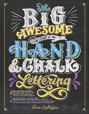 Cover art for The Big Awesome Book of Hand & Chalk Lettering