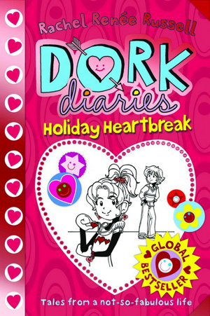 Cover art for Dork Diaries 6 Holiday Heartbreak New Edition