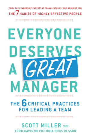 Cover art for Everyone Deserves a Great Manager