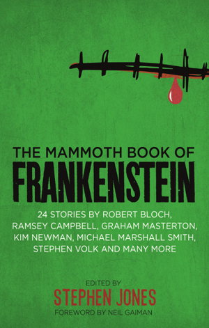 Cover art for Mammoth Book of Frankenstein 25 monster tales