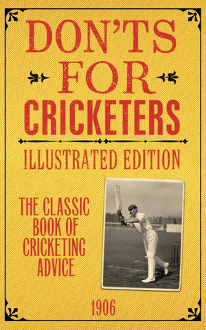 Cover art for Don'ts for Cricketers