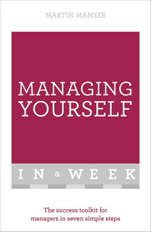Cover art for Managing Yourself In A Week