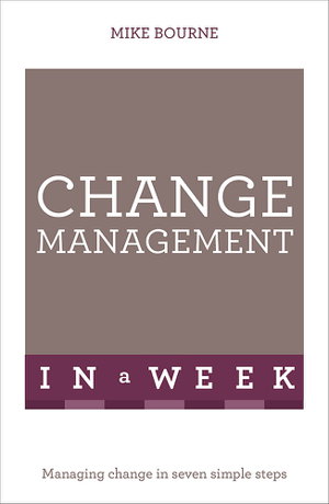 Cover art for Change Management In A Week