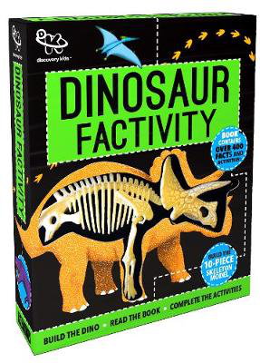 Cover art for Discovery Kids Factivity Dinosaur Factivity Build the Dino Read the Book Complete the Activities