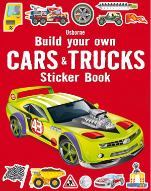 Cover art for Build Your Own Cars and Trucks Sticker Book