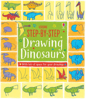 Cover art for Step-by-Step Drawing Book Dinosaurs