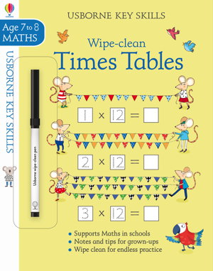 Cover art for Wipe-Clean Times Tables 7-8