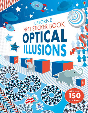 Cover art for First Sticker Book Optical Illusions