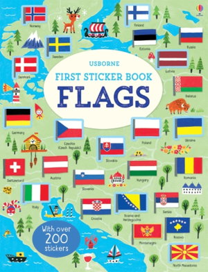 Cover art for First Sticker Book Flags