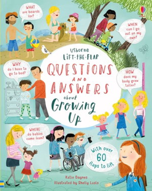 Cover art for Lift-the-Flap Questions & Answers about Growing Up