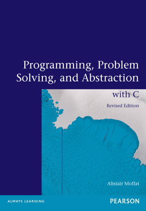 Cover art for Programming, Problem Solving and Abstraction with C, Pearson Original Edition
